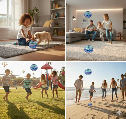 MagicFloater Gesture Controlled Flying Ball | 360° Hover Drone Toy with LED Lights | USB Rechargeable